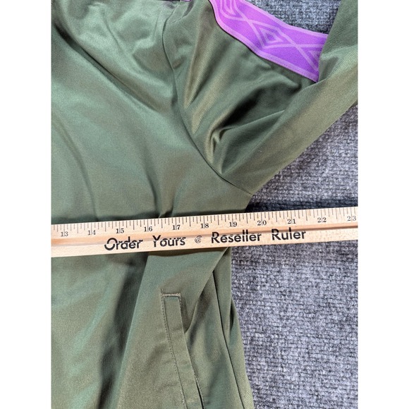 Vintage Umbro Track Jacket Mens Large Green Pink Full Zip Athletic Soccer Retro - Picture 10 of 14